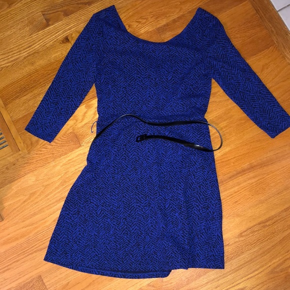 Purple and black skater dress - Picture 1 of 5
